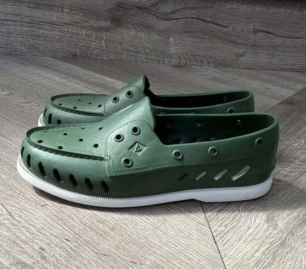 Sperry Authentic Original Float Boat Shoes Green M 9 / W 11